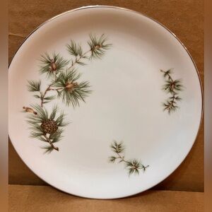Norcrest Fine China, Cascade Pines. Set of 4 Salad Plates.